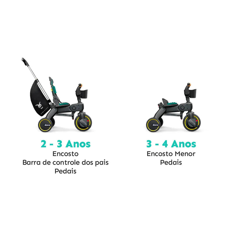 Carrinho Doona GO | Evolui de 10 Meses à 4 Anos | Diversão e Autonomia em Cada Passeio