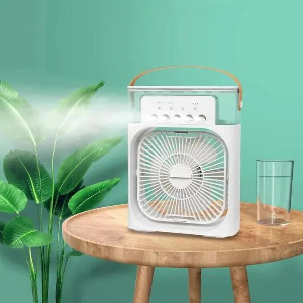 Ventilador com Umidificador de Ar Portátil + Brinde (Compre 1 leve 2)
