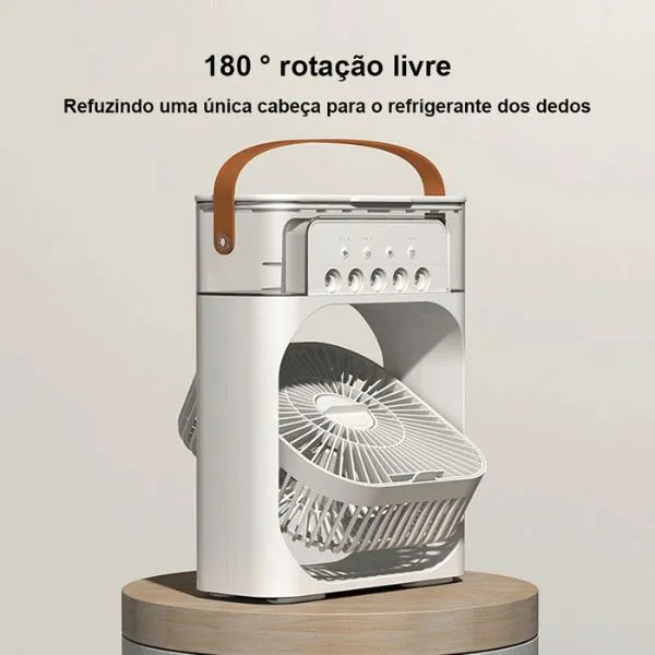 Ventilador com Umidificador de Ar Portátil + Brinde (Compre 1 leve 2)