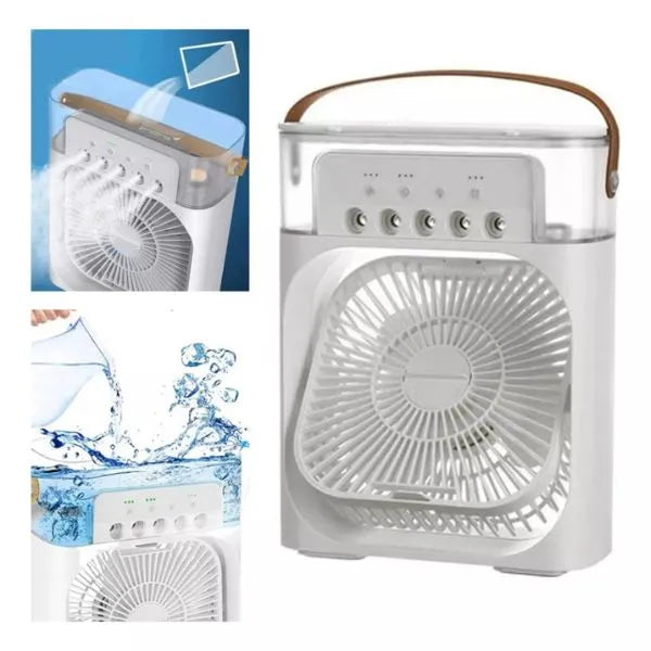 Ventilador com Umidificador de Ar Portátil + Brinde (Compre 1 leve 2)