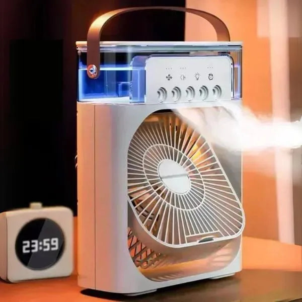 Ventilador com Umidificador de Ar Portátil + Brinde (Compre 1 leve 2)