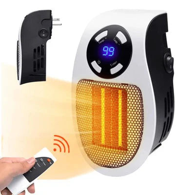 Aquecedor Elétrico Portátil para Tomada com Controle Remoto + OFERTA EXCLUSIVA