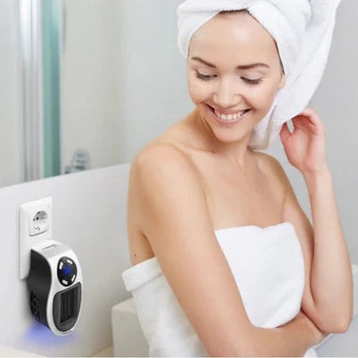 Aquecedor Elétrico Portátil para Tomada com Controle Remoto + OFERTA EXCLUSIVA