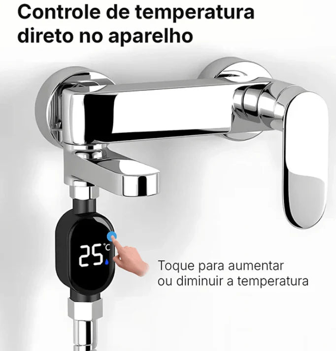Aquecedor de Água Elétrico Bivolt - Temperatura Máxima 60 °C + BRINDE EXCLUSIVO