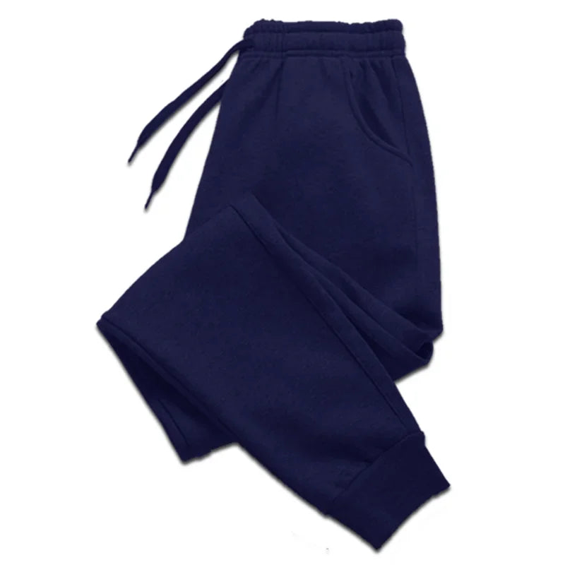 2023 calças compridas das mulheres dos homens outono e inverno casual velo sweatpants calças esportivas macias calças de jogging S-4XL