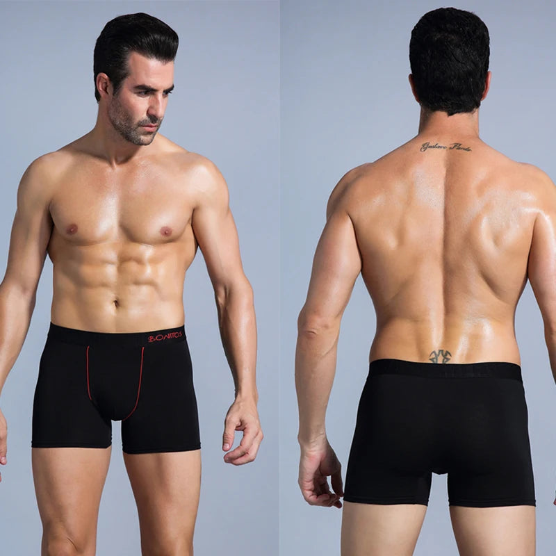 4 pçs boxers de algodão para homem roupa interior deslizamento de alta qualidade calcinha masculina sexy homme cuecas boxer shorts calecon troncos