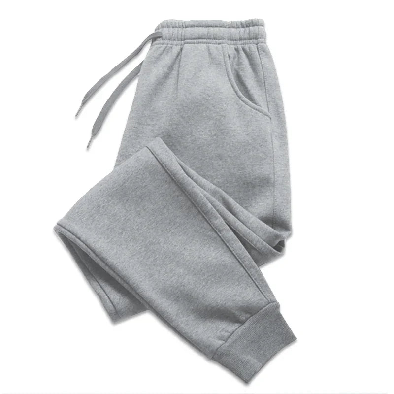 2023 calças compridas das mulheres dos homens outono e inverno casual velo sweatpants calças esportivas macias calças de jogging S-4XL