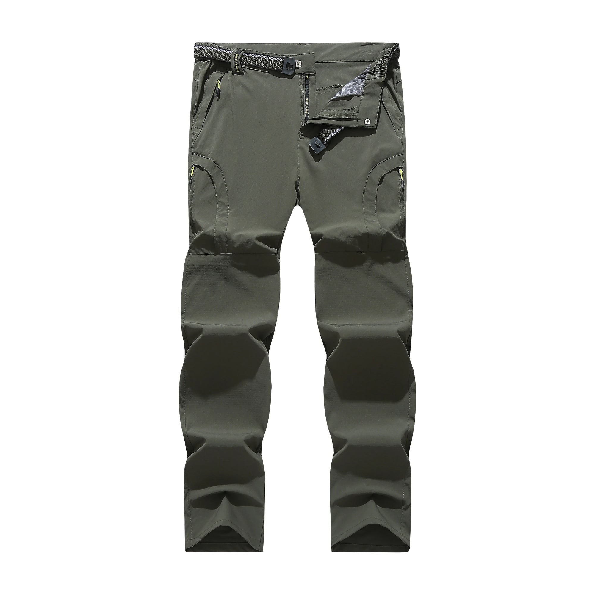 Calças elásticas de secagem rápida de quatro lados para montanhismo masculino calças ao ar livre, leves e finas para o verão feminino elástico respirável