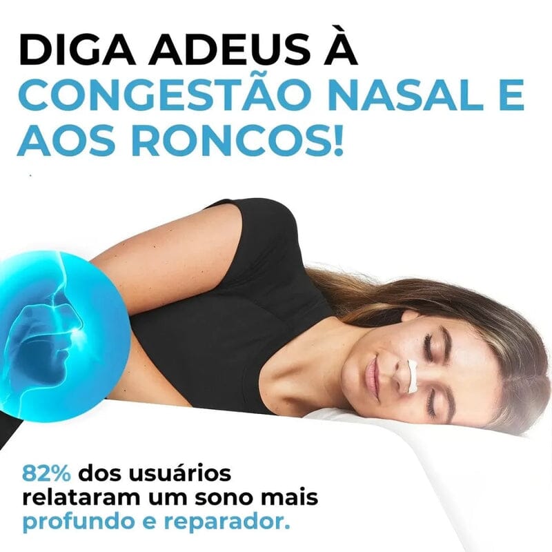 Air Mag - Dilatador Nasal Magnético + BRINDE (50 Adesivos)