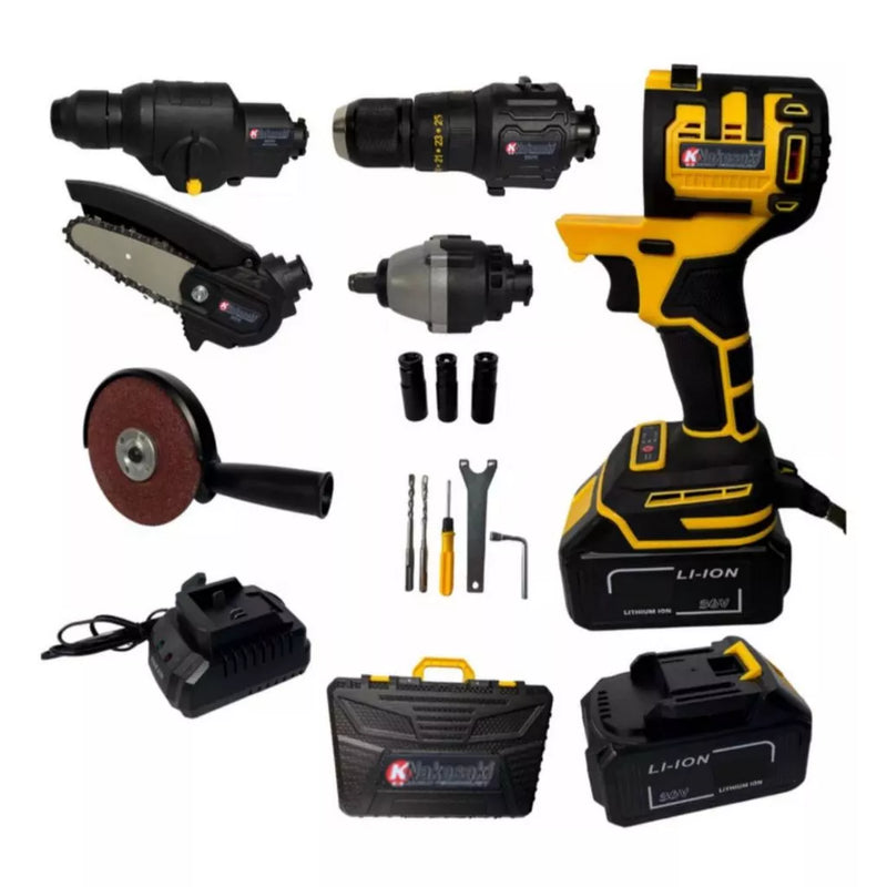 Kit Multi Ferramentas a Bateria - Bivolt 5 em 1